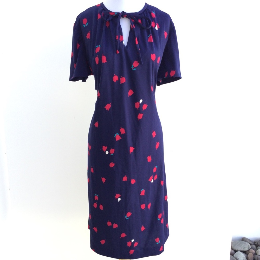 Vintage Floral Tulip Dress